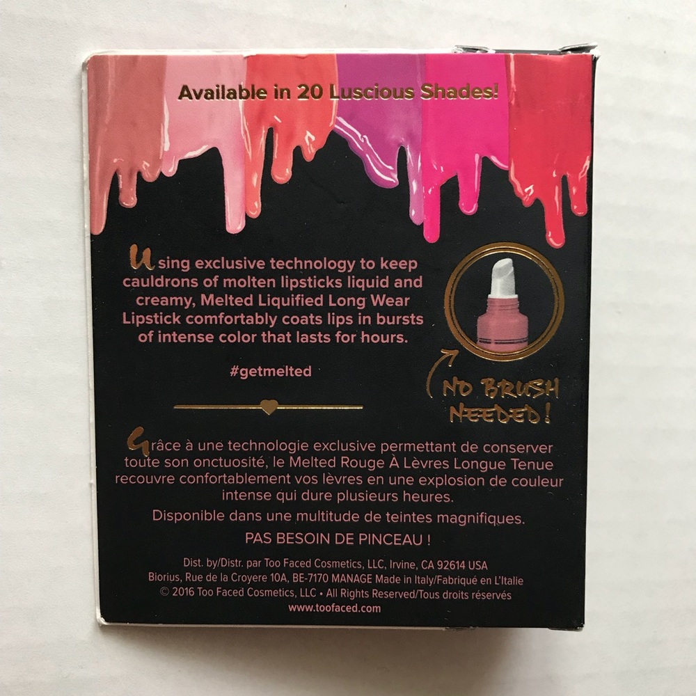 ❌SOLD❌ Too Faced Melted Lipstick - Picture 5 of 5